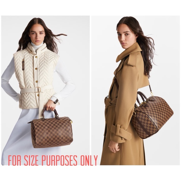 SOLD❌Authentic LOUIS VUITTON Bandouliere Speedy 30 Damier Ebene - Picture 3 of 16